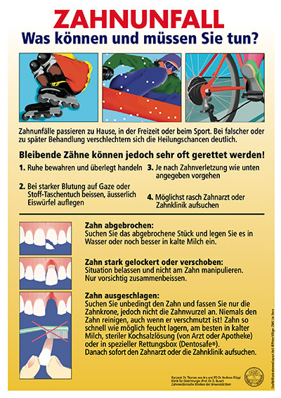 zahnunfall
